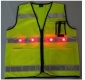 自带LED灯反光背心可充电池反光马甲晚上道路施工交通指挥**服