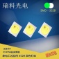 厂家供应惠州3528灯珠贴片式led双色led光源3528绿白双色led灯珠