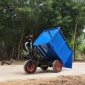 工地电动翻斗车建筑工程施工水泥砖混凝土搬运小骑兵农用翻斗车